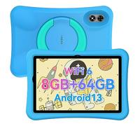 UMIDIGI Tableta infantil de 10,1 pulgadas HD, G1 Tab Kids Tablet Android 13, 8 GB (4+4) + 64 GB/TF 1 TB Quad-Core, control parental, 6000 mAh, WiFi 6/BT5.0, protección ocular niños tableta, cámara GMS