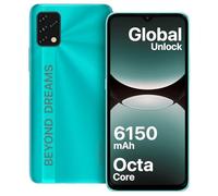 UMIDIGI Teléfono Móvil,4GB+32GB Móvil(256 GB Ampliables) 6150mAh Batería,6.53" Pantalla,3 Ranuras para Tarjetas,Android Smartphone,Cámara 16MP,4G Dual SIM/OTG/Face ID(Verde)