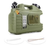Umikk Bidón de agua de 13 l con grifo y tapa de rosca/kit de herramientas, depósito de agua para senderismo, camping, picnic, caravana, camping, bidón de agua, bidón de agua sin BPA, para viajes al