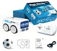 Umikk Magic Inductive Car Toy, Inductive Mini Interactive Cars Follows The Line, coche sensor inteligente con función de rotulador, carrito de dibujo creativo para niños pensando entwic (blanco)