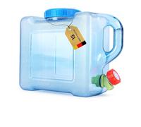 Umikk Recipiente de agua de camping de 5 l ~ 22 l, recipiente de agua con grifo, recipiente de agua portátil para camping, tanque de agua con asas, recipiente de agua sin BPA