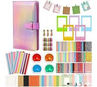 UMILKI 103pcs Paquete de Accesorios Compatible con Instax Mini 11, Incl, Album de Fotos, Filtros, Marcos para Fotos, Marcos de Películas, Bordes, Pegatinas para Recopilar/Mostrar/Decorativa Fotos