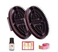 Umiocns Cepillo Meridiano profesional, cepillo de masaje Meridian con aceite, ergonómico y cómodo, peine de masaje seguro de larga duración para relajación y mejor circulación
