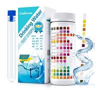 Umlecoa Kit de prueba de agua premium 16 en 1, 125 tiras de prueba de calidad del agua para el hogar, kit de prueba de pozo y grifo, prueba de pH, dureza, cloro, plomo, hierro, cobre, nitrato,
