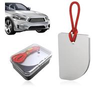 Umllpet Cuchilla Raspadora de Acero para Coche, Herramienta Eliminadora de Restos de Pintura, Masilla y Suciedad, Raspador Compacto para Carrocería sin Rayar la Pintura