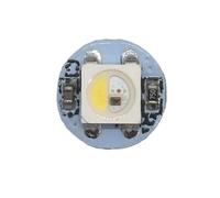 UMOBXKIFN 10~100 Uds WS2812B LED direccionable individualmente WS2811 IC SK6812 RGBWW/RGBCW/RFBNW disipador de calor Led 5050SMD RGB/RGBW incorporado DC5V(Emitting Color7,100PCS)