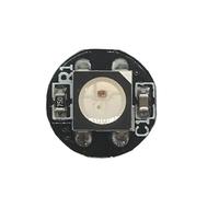 UMOBXKIFN 10~100 Uds WS2812B LED direccionable individualmente WS2811 IC SK6812 RGBWW/RGBCW/RFBNW disipador de calor Led 5050SMD RGB/RGBW incorporado DC5V(Emitting Color8,100PCS)