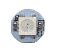 UMOBXKIFN 10~100 Uds WS2812B LED direccionable individualmente WS2811 IC SK6812 RGBWW/RGBCW/RFBNW disipador de calor Led 5050SMD RGB/RGBW incorporado DC5V(Blue,10PCS)