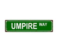 UMPIRE WAY OCUPATION - Letrero de metal vintage de estaño, letrero de calle, decoración del hogar, decoración de habitación, decoración de pared, decoración de baño, decoración de bar, decoración de