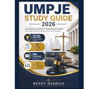 UMPJE STUDY GUIDE 2026: Comprehensive Review of Tested Legal Subjects with 2,500 Practice Questions for Exam Success