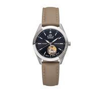 UMR RUHLA Reloj de Pulsera automático para Mujer, Correa de Piel, Carcasa de Titanio, Sumergible hasta 5 Bar