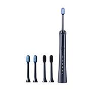 UmR21 - Juego de cepillos de dientes eléctricos para adultos, impermeables, para parejas, suaves, eléctricos, recargables