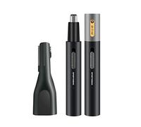UmR78 - Pelo de oreja y nariz para hombres y mujeres, funciona con pilas, doble borde para una fácil limpieza