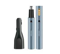 UmR78 - Pelo de oreja y nariz para hombres y mujeres, funciona con pilas, doble borde para una fácil limpieza