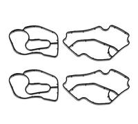 Umsoxhy 4 Uds Junta de Carcasa de Filtro de Aceite de Goma Negra Apta para ML320 ML350 R320 Sprinter 6421840080 6421801410