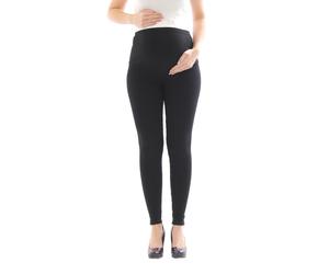 Umstand-Leggings Termo Pantalones Largos Leggings para Embarazadas Algodón Polar