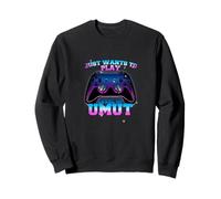 UMUT - LEVEL UP con controller: SOLO QUIERE JUGAR Sudadera