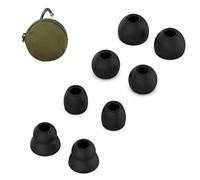 umvowuxa 4 pares de almohadillas + bolsa de almacenamiento para auriculares Beats Powerbeats Pro/Powerbeats Pro 2, tapones para los oídos hechos de material de silicona suave y cómodo, impermeable y