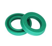 UN 31,5/32/33/35/36/38/39/40/42/45/48mm ID varilla de pistón de eje de PU de poliuretano verde junta de anillo de sellado de labio U/Y sello hidráulico(3Pcs UN38x58x10)