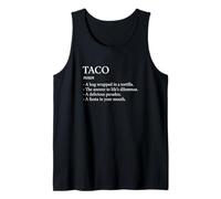 Un Abrazo Envuelto en un fanático Entusiasta de los Amantes de los Tacos de Tortilla Camiseta sin Mangas