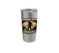 Un abuelo como yo no puede ser reemplazado Bigfoot Vaso térmico de acero inoxidable de doble pared