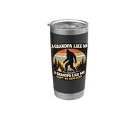 Un abuelo como yo no puede ser reemplazado Bigfoot Vaso térmico de acero inoxidable de doble pared