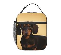 Un Adorable Perro Salchichas Bolsa Almuerzo Portátil Bolsas De Almuerzo Frescura Bolsa Termica Para Trabajo Picnic Fiambrera