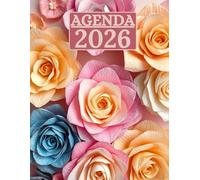 Un Agenda Mensuel 2026 Format A4: 1 ans Planificateur de Janvier à Décembre et 12 Mois Calendrier Pour Rester Organisé
