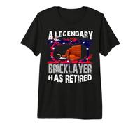 Un albañil Legendario se ha Retirado Divertido albañil Camiseta Premium