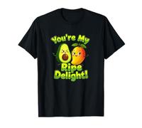 Un Alegre Personaje de Aguacate y Mango, Colorido y juguetón Camiseta