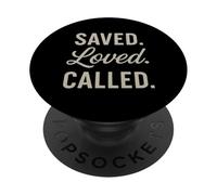 Un Amado Sagrado Llamado Cristiano, Inspirador y motivador PopSockets PopGrip Adhesivo