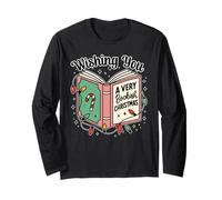 Un Amante de los Libros te Desea una Camiseta navideña parecida a los Libros Manga Larga