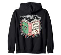 Un Amante de los Libros te Desea una Camiseta navideña parecida a los Libros Sudadera con Capucha