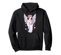 Un ángel contemplativo tiene un corazón en sus manos 1 - Fan Fun Sudadera con Capucha