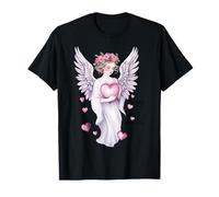Un ángel contemplativo tiene un corazón en sus manos 2 - Fan Fun Camiseta