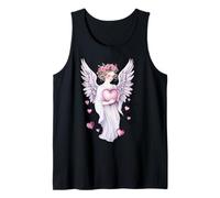 Un ángel contemplativo tiene un corazón en sus manos 2 - Fan Fun Camiseta sin Mangas