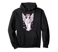 Un ángel contemplativo tiene un corazón en sus manos 2 - Fan Fun Sudadera con Capucha