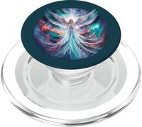 Un ángel divino en esferas celestiales 1 - Fan Fun PopSockets PopGrip para MagSafe