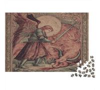 Un ángel empuñando una Espada Larga, Vaca con Cuernos Rompecabezas para Adultos || De Diversión Familiar 70x50cm/1000pcs