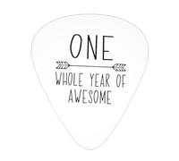 Un año entero de púas de guitarra increíbles, paquete de 12 púas para bajo de guitarra