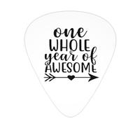 Un año entero de púas de guitarra increíbles, paquete de 12 púas para bajo de guitarra
