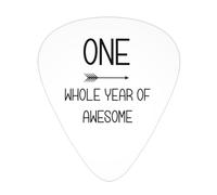 Un año entero de púas de guitarra increíbles, paquete de 12 púas para bajo de guitarra