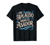 Un Aplauso para El Asador Retro Argentina Divertido Argentino Camiseta