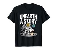 Un Astronauta descubre un Libro en la Luna Camiseta