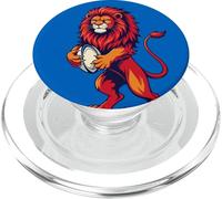 Un audaz león Rojo se Levanta desenfrenado PopSockets PopGrip para MagSafe