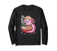 Un Axolotl Comiendo Ramen Al Estilo Japonés Arte Japonés Manga Larga