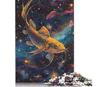 Un bagre Gigante Nada en un Rompecabezas artístico para Adultos y niños. Juguete Divertido y desafiante, Juegos educativos, decoración del hogar, Regalos, 1500 Piezas (85 x 57 cm)