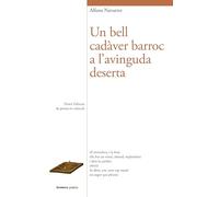 Un bell cadàver barroc a l'avinguda deserta (Bromera Poesia)