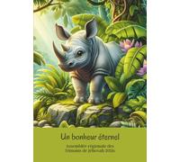 Un bonheur éternel assemblée régionale des Témoins de Jéhovah 2026: JW carnet ligné pour l’assemblée régionale 2026, rhinocéros