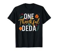 Un Bonito Regalo de Acción de Gracias de otoño para el Abuelo Deda Camiseta